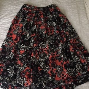 H&M floral skirt